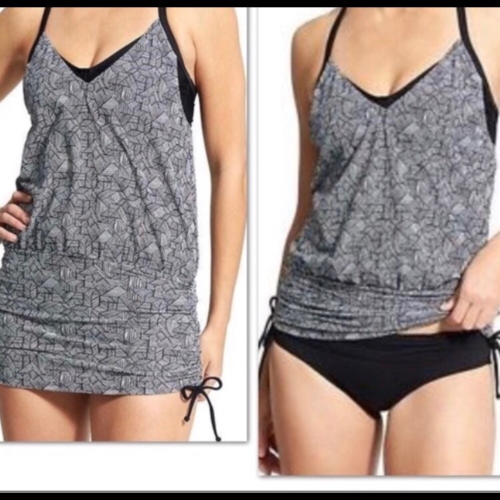 NWT Athleta Laguna Side Scrunch Tankini